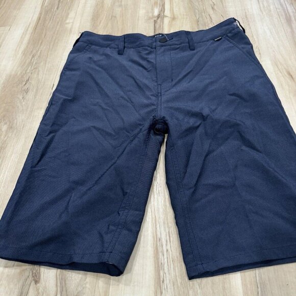 NEW Hurley Nike H20 Dri-Fit Stretch Chino Walk Shorts Boys Navy Blue Size 20 NWT - Picture 2 of 10